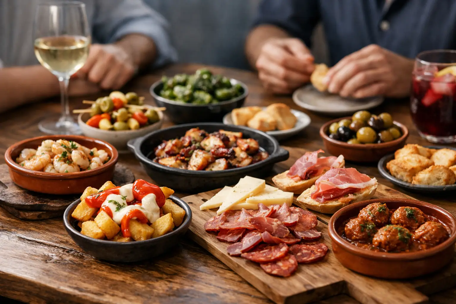 Hogyan működik a tapas vacsora?