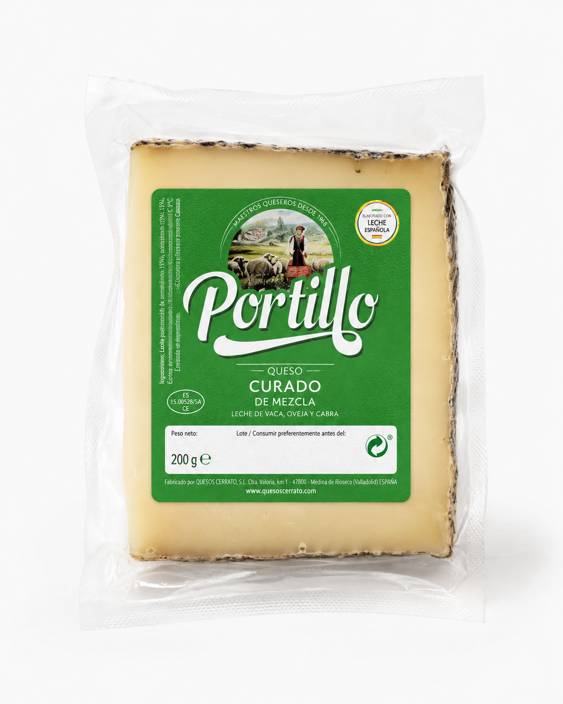 Cerrato-Portillo Curado vegyes tejből készült érlelt sajt – 200 g