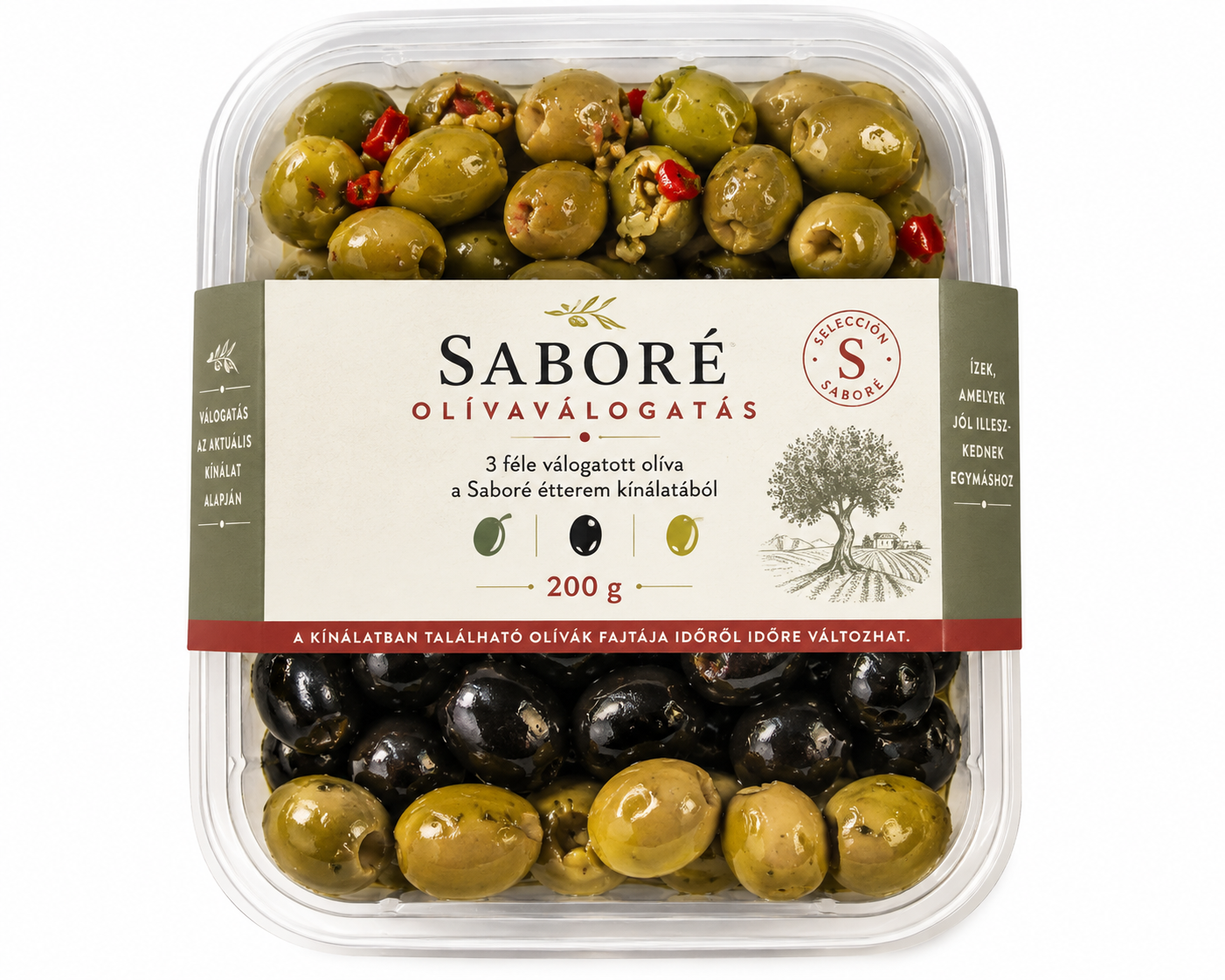 Saboré olívaválogatás – 200 g