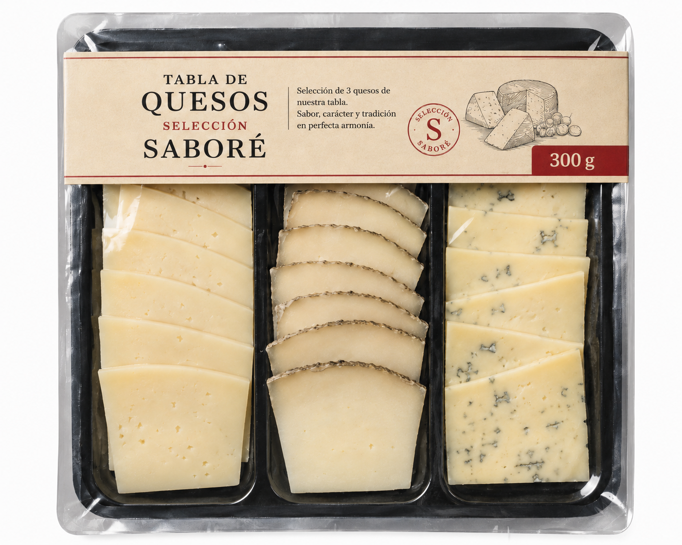 Saboré válogatott sajttál – 300 g