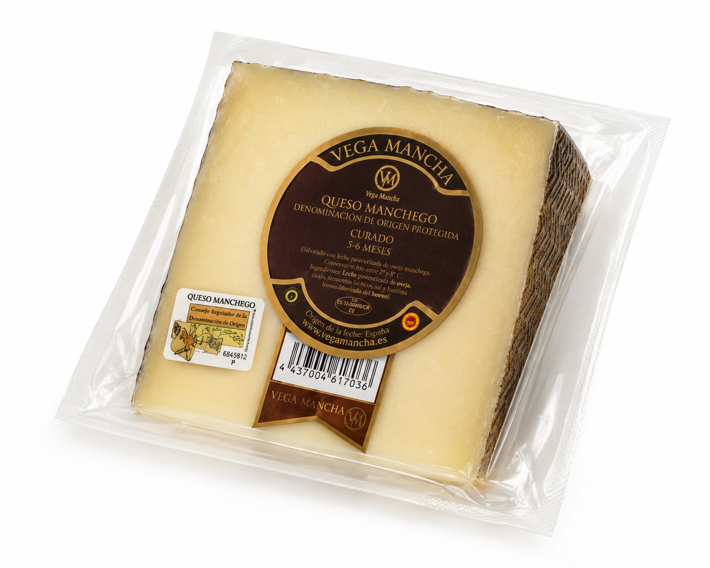 Vega Mancha D.O.P. Manchego Curado – 150 g