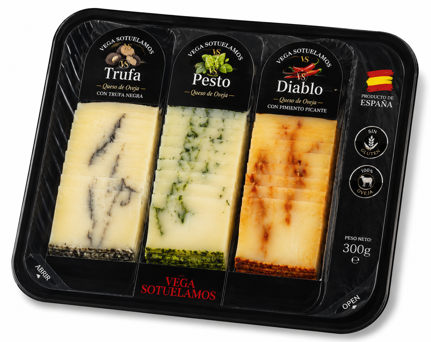 Vega Sotuelamos juhsajt-válogatás – szarvasgombás, pestós és Diablo – 300 g